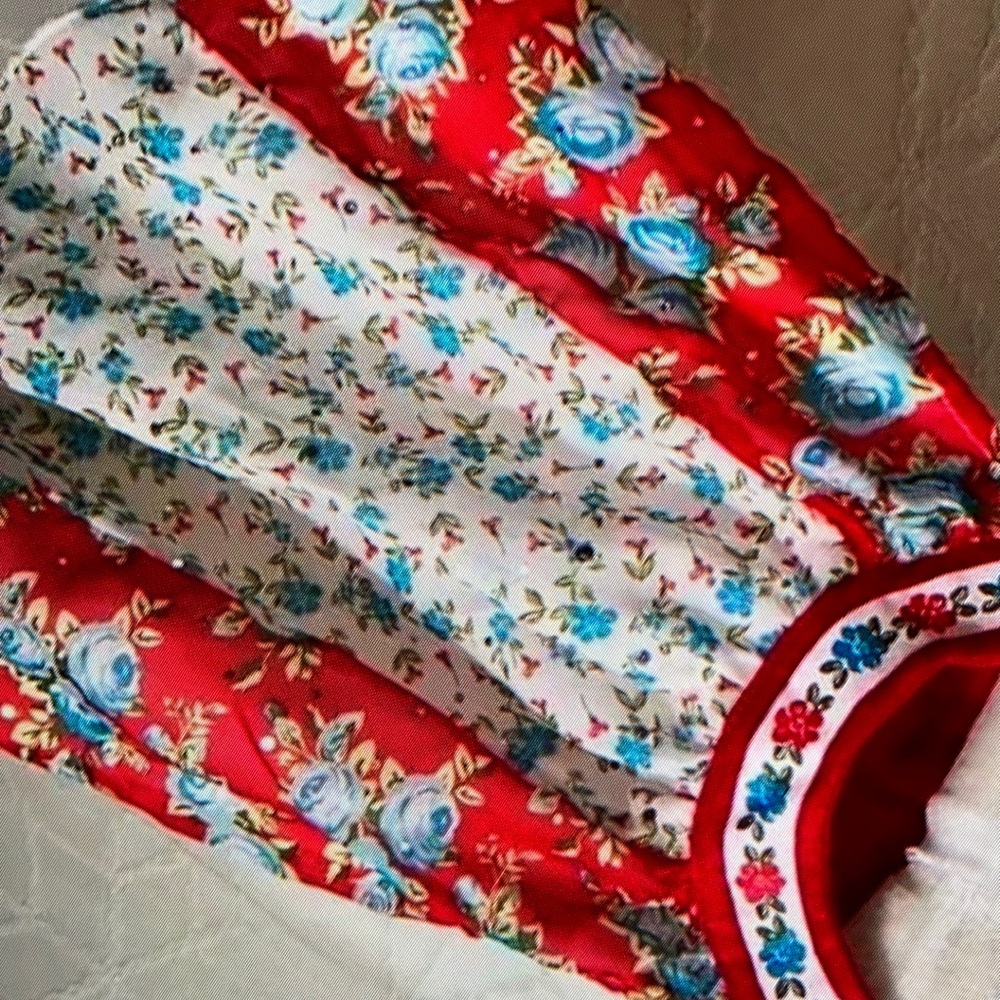 Girls toddler print blouse